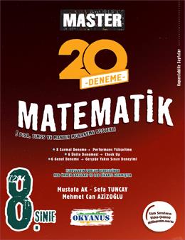 Okyanus 8. Sınıf Master Matematik 20 Deneme