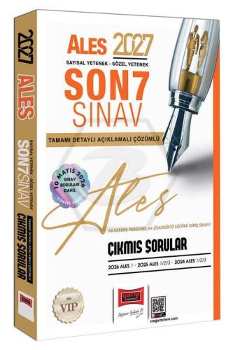 Yargı ALES Sayısal Sözel Yetenek Son 7 Sınav Tamamı Çözümlü Çıkmış Sor