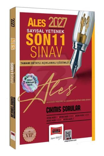 Yargı ALES Sayısal Yetenek Son 11 Sınav Tamamı Çözümlü Çıkmış Sorular 