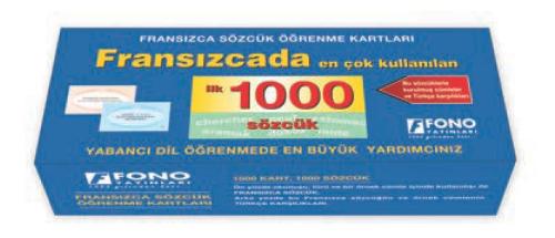 Fono Fransızcada İlk 1000 Sözcük Kartları