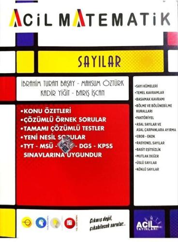Acil TYT Sayılar 2025