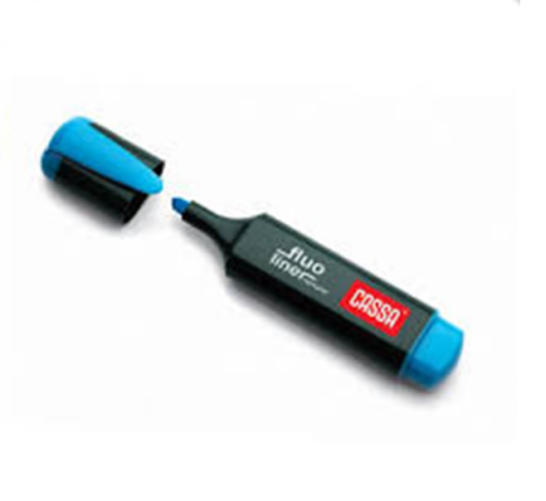 Cassa Fosforlu Kalem Fluo Liner 8720 Mavi