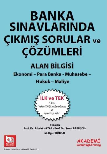 Banka Sınavlarında Alan Bilgisi Çıkmış Sorular ve Çözümleri