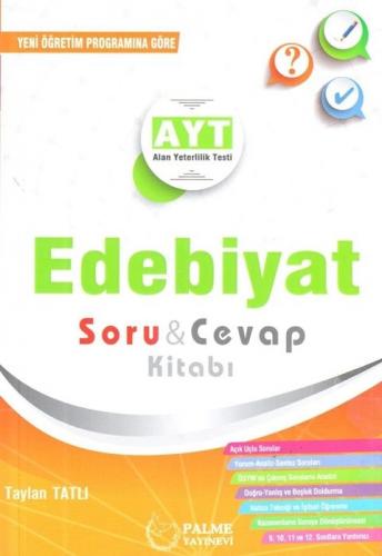 Palme AYT Edebiyat Soru Cevap Kitabı