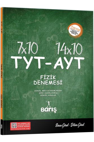 Barış Çelenk TYT AYT Fizik 7X10 14X10 Deneme