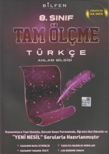 Bilfen 8. Sınıf Türkçe Dil Bilgisi Anlam Bilgisi Tam Ölçme