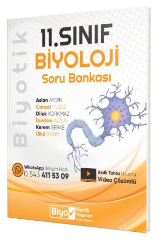 Biyotik 11. Sınıf Biyoloji Soru Bankası