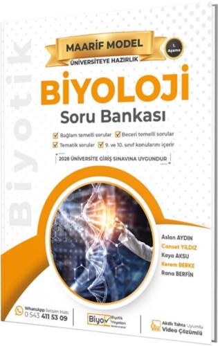 Biyotik Biyoloji Maarif Model Soru Bankası