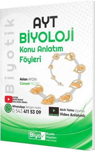 Biyotik AYT Biyoloji Konu Anlatım Föyleri