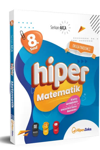 Hiper Zeka 8. Sınıf Hiper Matematik Konu Anlatımlı & Etkinlikli Soru Bankası 2025