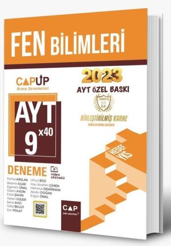 Çap AYT Fen Bilimleri 9X40 Up Deneme 2023 Özel Baskı