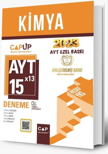 Çap AYT Kimya 15x13 Up Deneme 2023 Özel Baskı