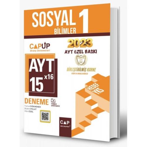 Çap AYT Sosyal Bilimler 1 15 X 16 Up Deneme 2023 Özel Baskı