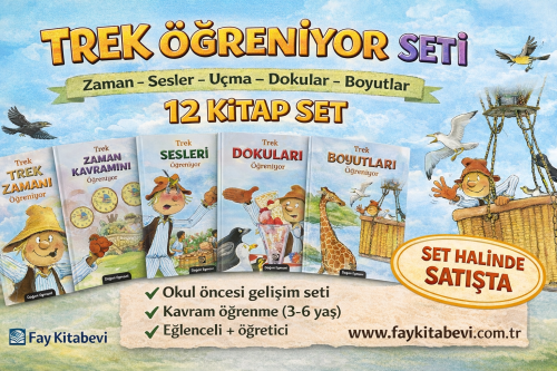 Trek Öğreniyorum Seti 12 Kitap