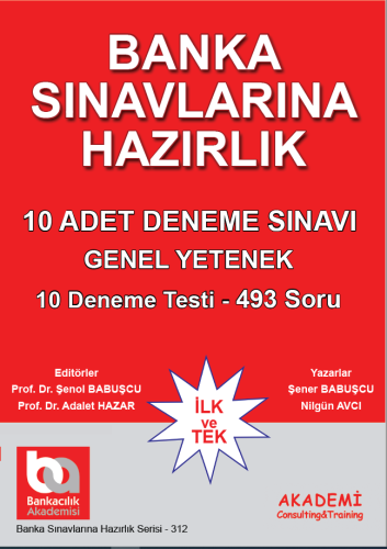 Banka Sınavlarına Hazırlık 10 Deneme Sınavı