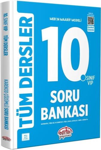 Editör  10. Sınıf VIP Tüm Dersler Soru Bankası 2026