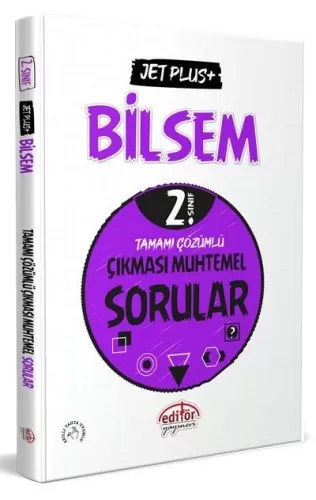 Editör 2. Sınıf Jet Plus BİLSEM Hazırlık Çıkması Muhtemel Sorular 2025