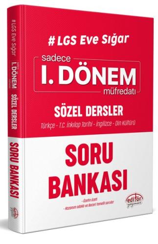 Editör 8. Sınıf LGS Eve Sığar Sözel Dersler Soru Bankası 1. Dönem