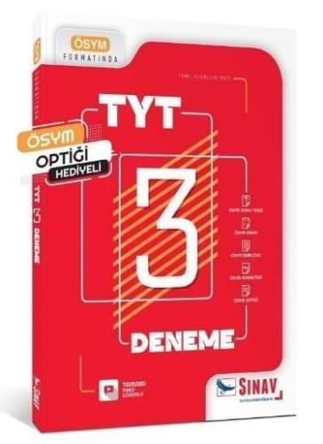 Sınav TYT Tamamı Video Çözümlü 3 Deneme 2025