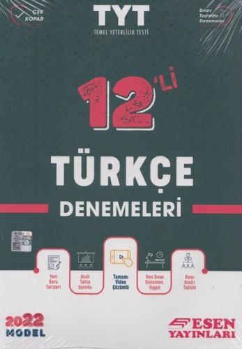 Esen TYT Türkçe 12 Deneme