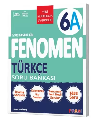 Fenomen 6. Sınıf Türkçe Soru Bankası A