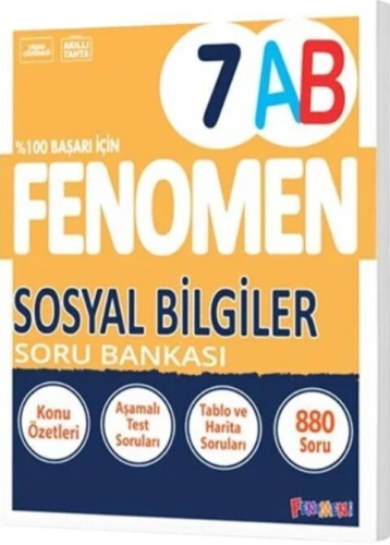 Fenomen 7. Sınıf Sosyal Bilgiler Soru Bankası AB