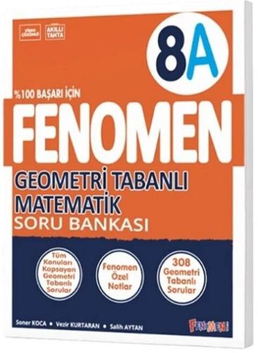 Fenomen 8. Sınıf Geometri Tabanlı Matematik Soru Bankası A