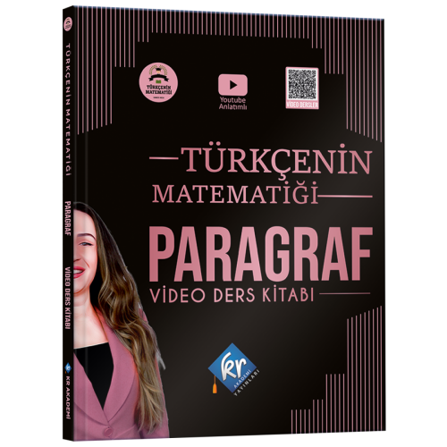 KR Akademi Gamze Hoca Türkçenin Matematiği Tüm Sınavlar İçin Paragraf Video Ders Kitabı