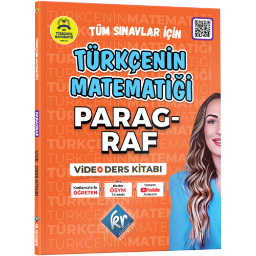 Kr Akademi Gamze Hoca Türkçenin Matematiği Tüm Sınavlar İçin Paragraf Video Ders Kitabı