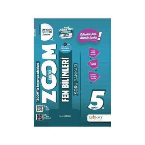 Günay 5. Sınıf Fen Bilimleri Zoom Soru Bankası 2025