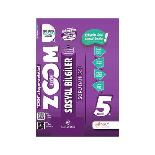 Günay 5. Sınıf Sosyal Bilgiler Zoom Soru Bankası 2025