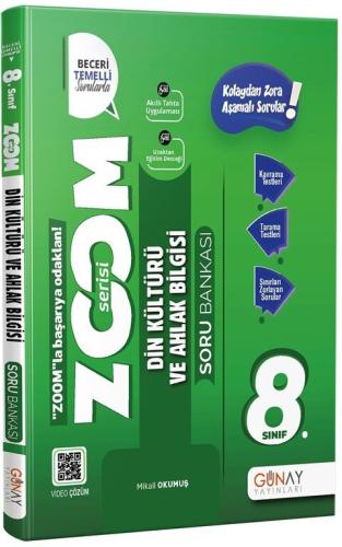 Günay 8. Sınıf Din Kültürü ve Ahlak Bilgisi Zoom Soru Bankası