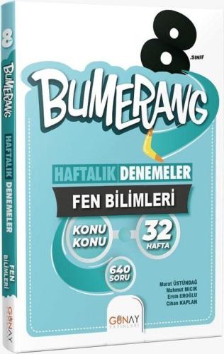 Günay 8. Sınıf Bumerang Fen Bilimleri 32 Haftalık Denemeleri