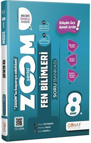 Günay 8. Sınıf Fen Bilimleri Zoom Soru Bankası