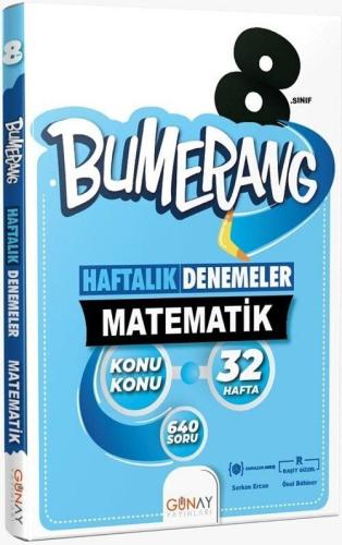 Günay 8. Sınıf Bumerang Matematik 32 Haftalık Deneme