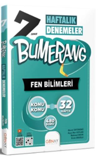 Günay 7. Sınıf Bumerang Fen Bilimleri 32 Haftalık Denemeleri