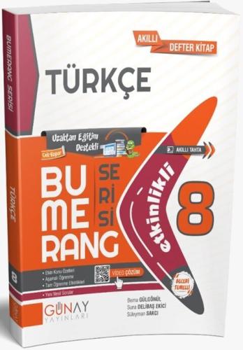 Günay 8. Sınıf Türkçe Etkinlikli Bumerang