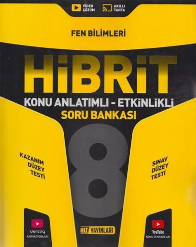 Hız 8. Sınıf Fen Bilimleri HİBRİT Konu Anlatımlı Etkinlikli Soru Bankası
