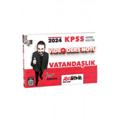 HocaWebde KPSS Genel Kültür Vatandaşlık Video Ders Notu 2024