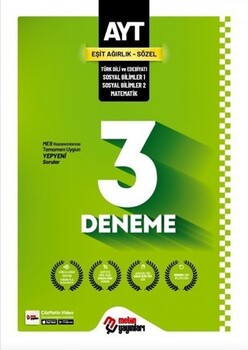Metin AYT 3 Eşit Ağırlık Sözel Deneme