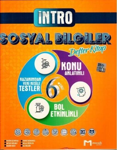 Mozaik 6. Sınıf Sosyal Bilgiler İntro Defter Kitap
