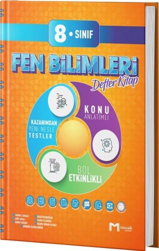 Mozaik 8. Sınıf Fen Bilimleri İntro Defter Kitap