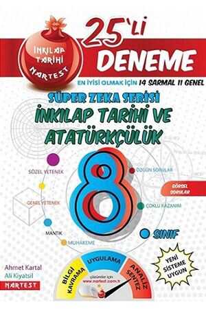 Nartest 8. Sınıf T.C. İnkılâp Tarihi Ve Atatürkçülük 25 Deneme