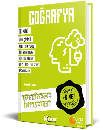 Kriter TYT AYT Coğrafya 5 Net Garanti