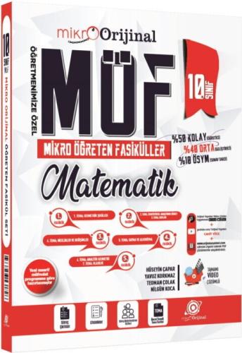 Mikro Orijinal 10. Sınıf Matematik MÖF Mikro Öğreten Fasiküller