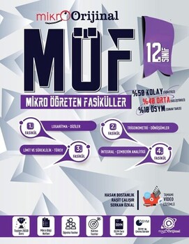 Orijinal Mikro 12. Sınıf Matematik MÖF