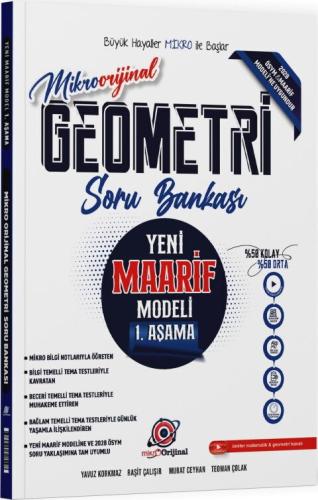 Mikro Orijinal TYT Geometri Maarif Model 1. Aşama Soru Bankası
