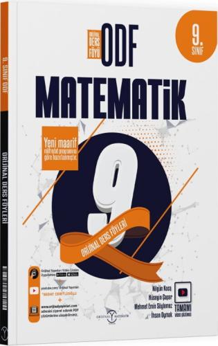 Orijinal 9. Sınıf Matematik ODF Orijinal Ders Föyleri