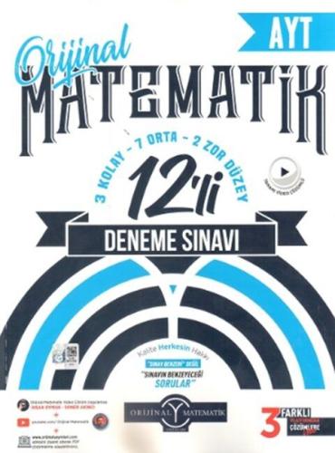Orijinal AYT Matematik 12 Deneme Sınavı