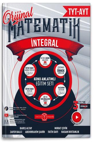 Orijinal AYT İntegral Konu Anlatımlı Eğitim Seti